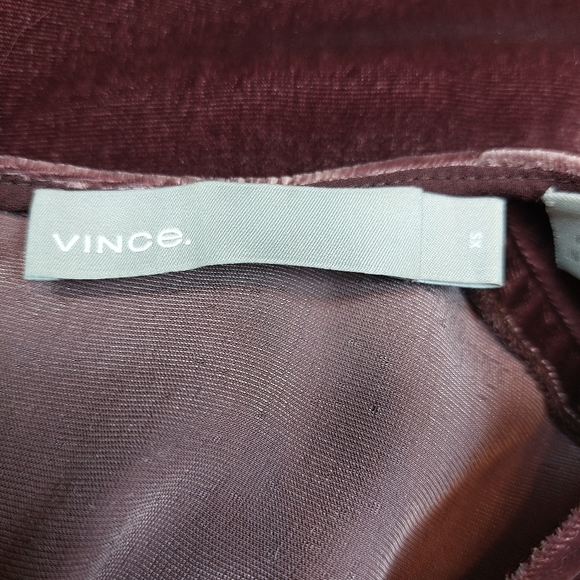 Vince Velvet Split back Top Size XS - Picture 8 of 10